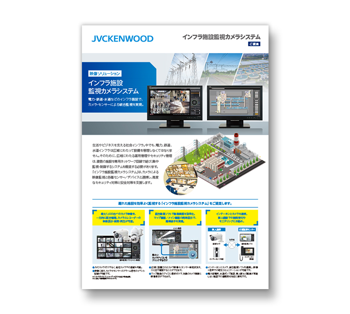 インフラ施設監視カメラシステム